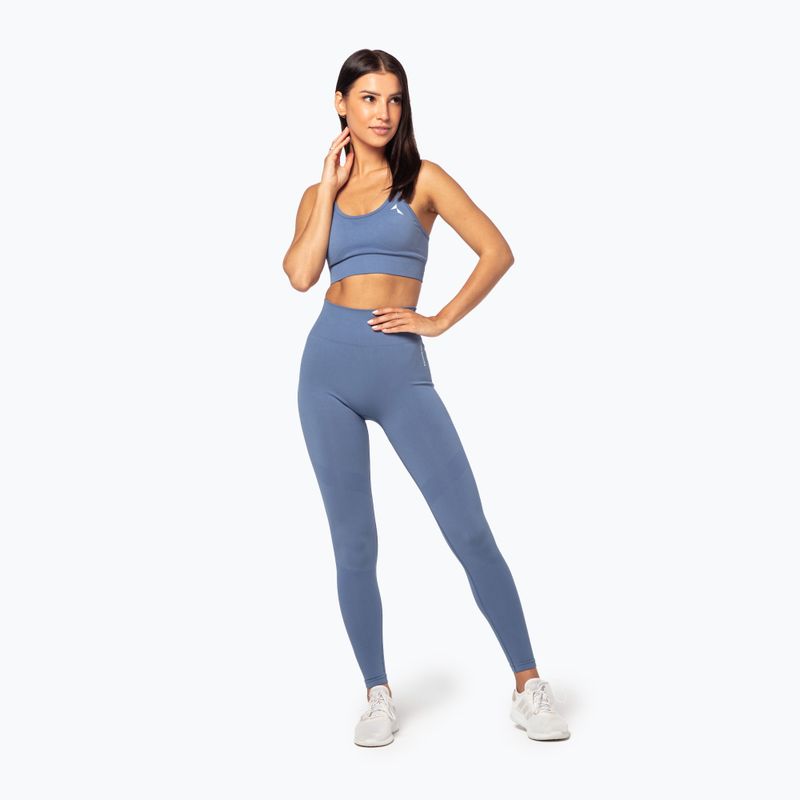 Легінси для тренувань жіночі Carpatree Vibe Seamless blue