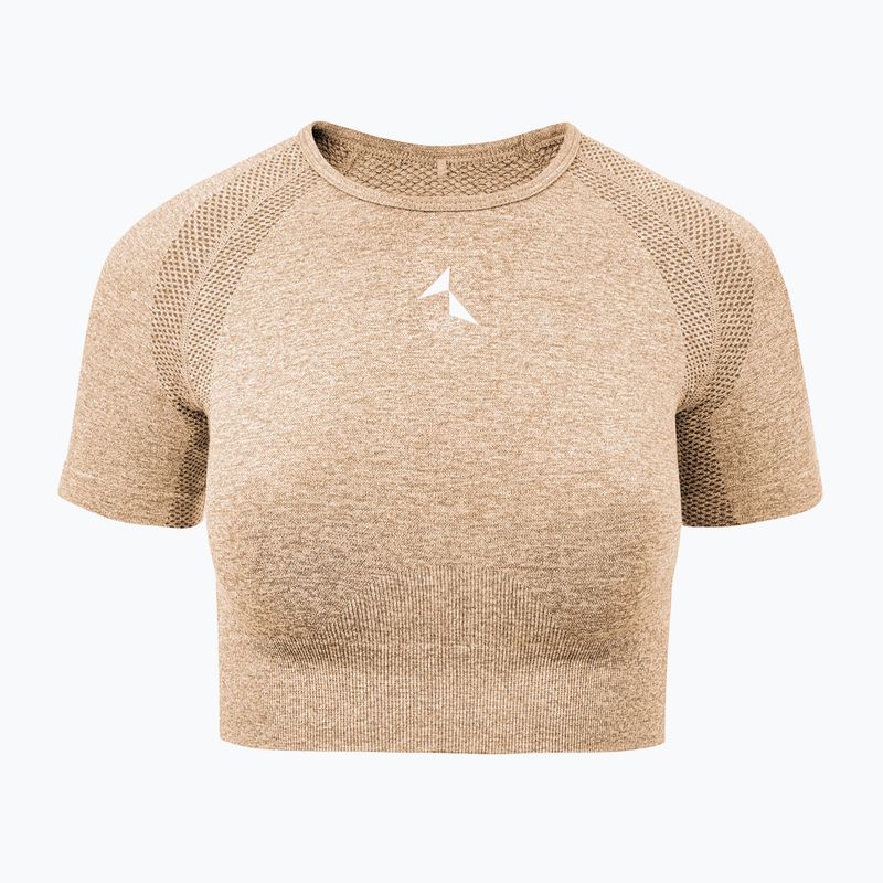 Топ для  тренувань жіночий Carpatree Vibe Seamless beige melange 5