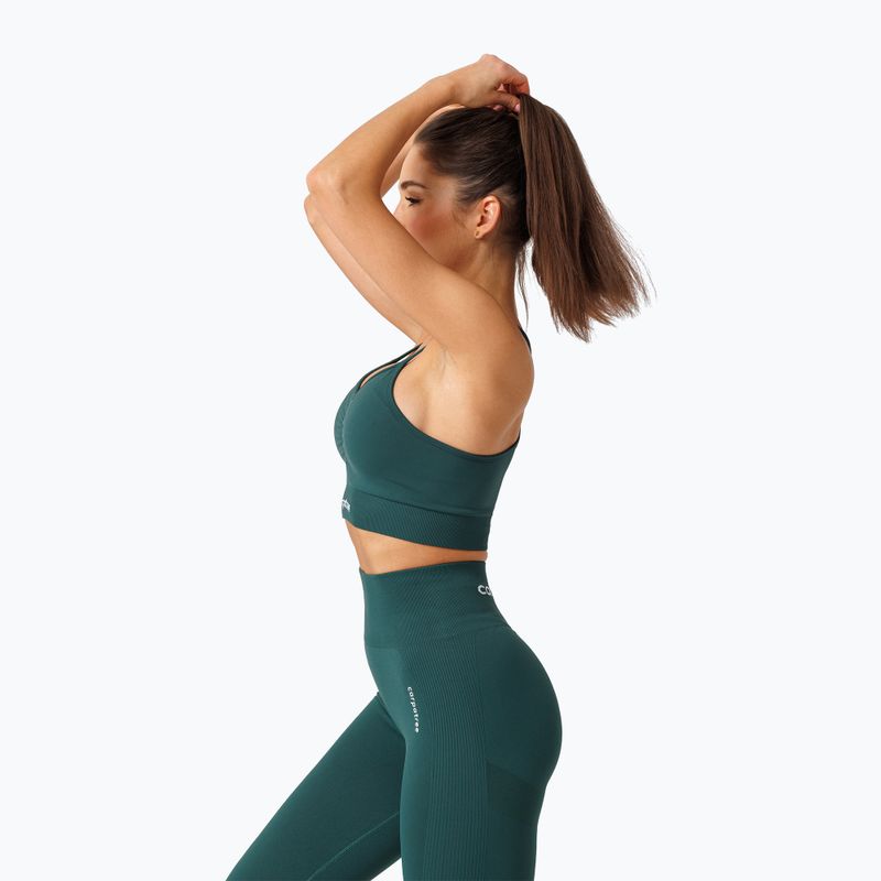 Бюстгальтер фітнес Carpatree Allure Seamless forest green 5