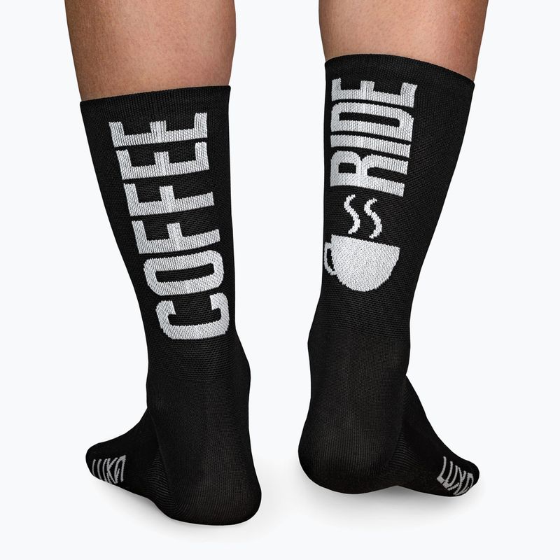 Велошкарпетки Luxa Coffee Ride чорні LAM21SCRBS1 2
