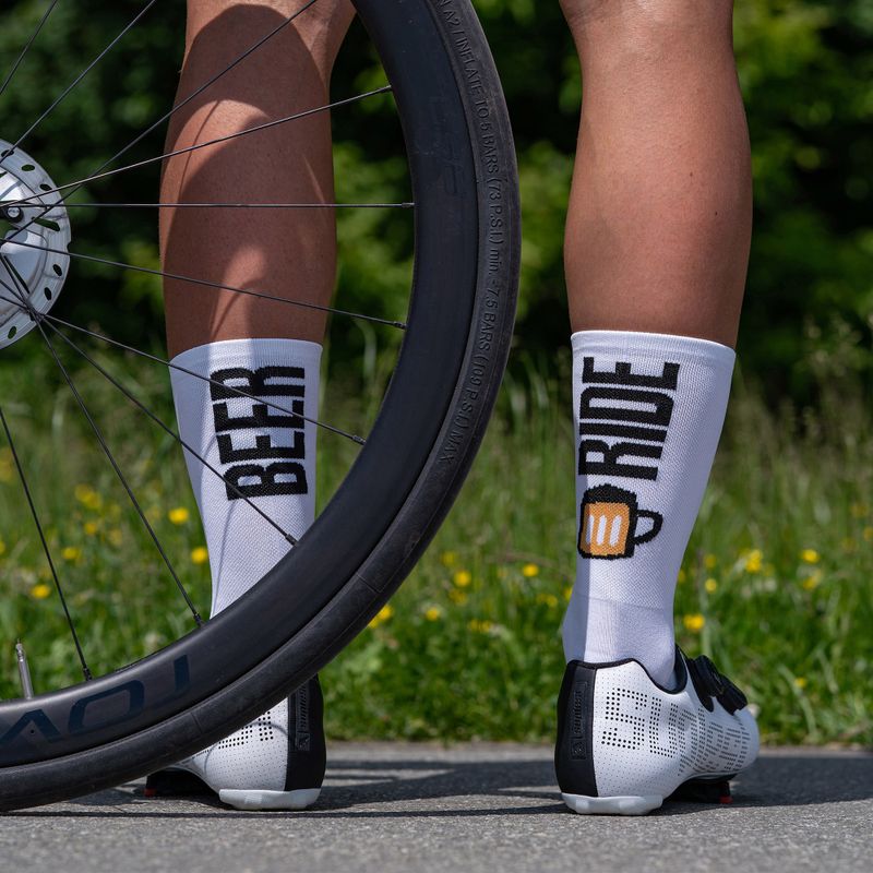 Велошкарпетки Luxa Beer Ride білі LAM21SBRWS1 7