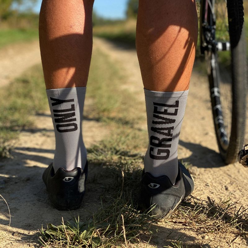 Велошкарпетки Luxa Only Gravel сірі LAM21SOGG1S 7
