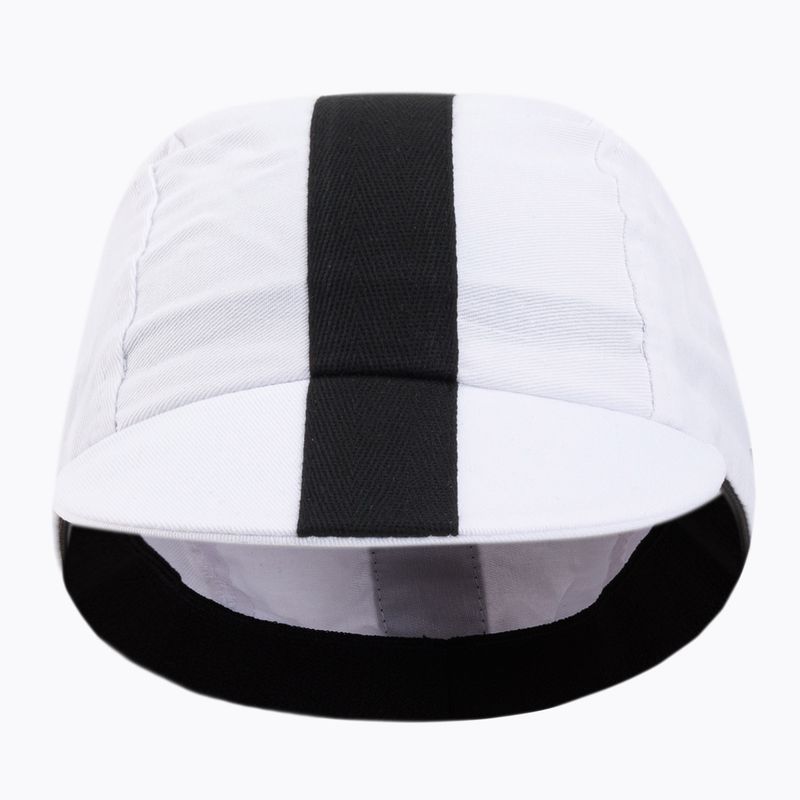 Шапка велосипедна під шолом Luxa Classic Stripe біло-чорна LULOCKCSW 4