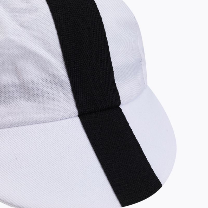 Шапка велосипедна під шолом Luxa Classic Stripe біло-чорна LULOCKCSW 7