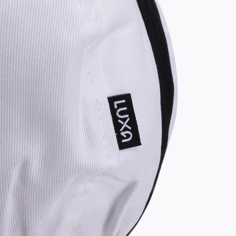 Шапка велосипедна під шолом Luxa Classic Stripe біло-чорна LULOCKCSW 8