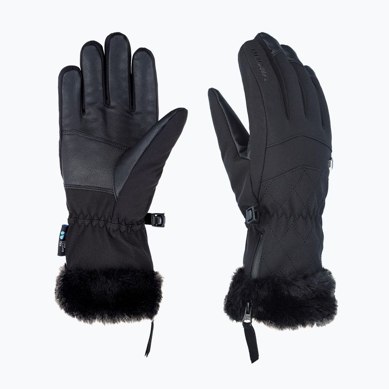 Рукавиці гірськолижні жіночі Viking Meris Ski black
