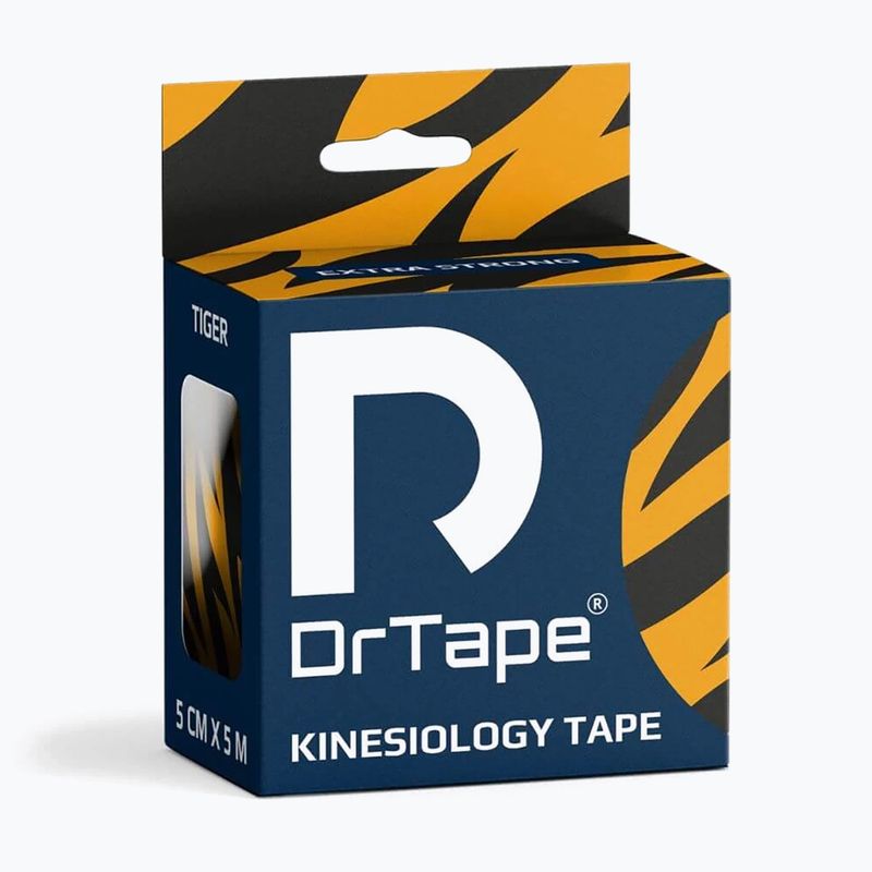Тейп для кінезіотерапії DrTape Kinesiology Tape tiger 4