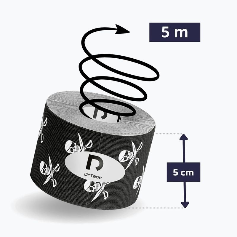 Стрічка для кінезіотейпування DrTape Kinesiology Tape pirate 2