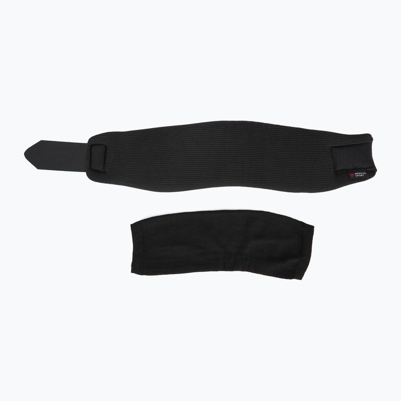 Комір шийний ортопедичний MSupport Red чорний 2