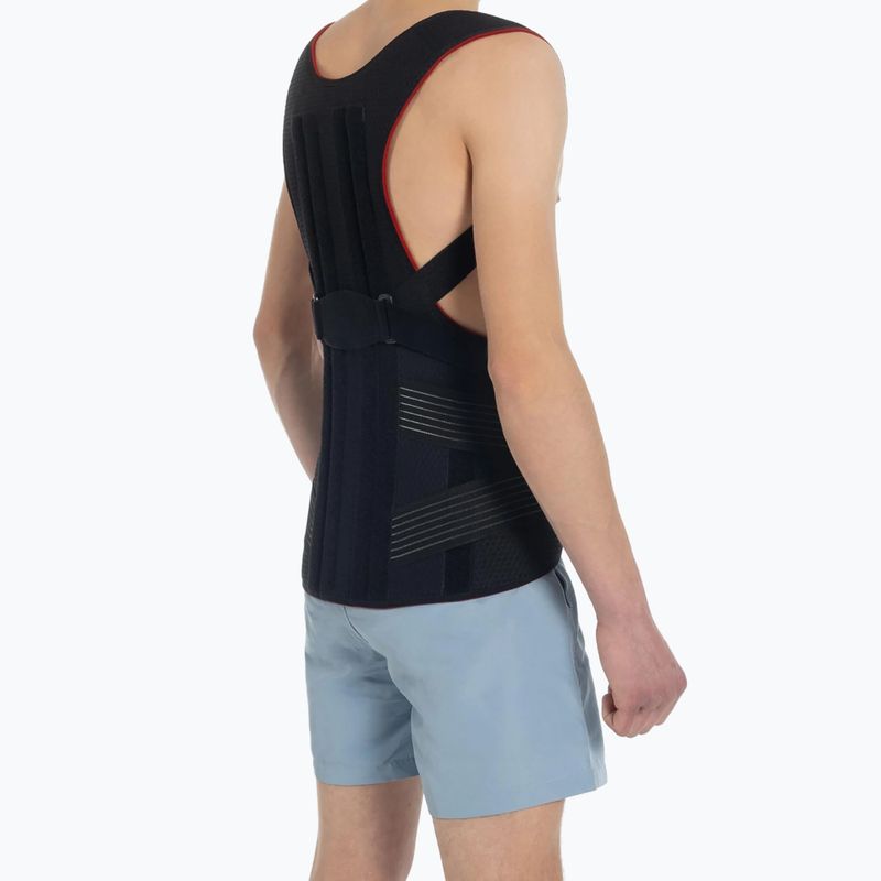 Пояс попереково-крижовий MSupport Red чорний 2