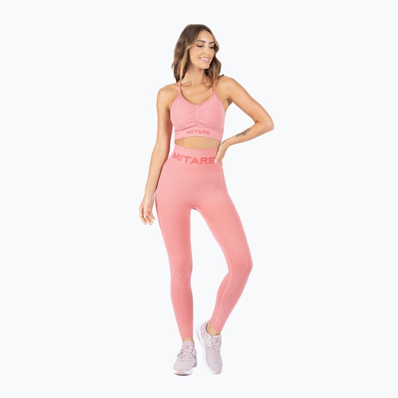 Легінси жіночі MITARE Push Up Max рожеві K001 2