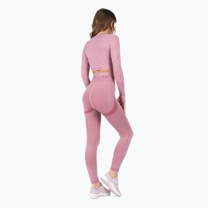 Легінси жіночі MITARE Push Up Max рожеві K001 3