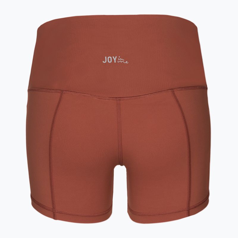 Шорти жіночі для йоги JOYINME Rise коричневі 801484 2