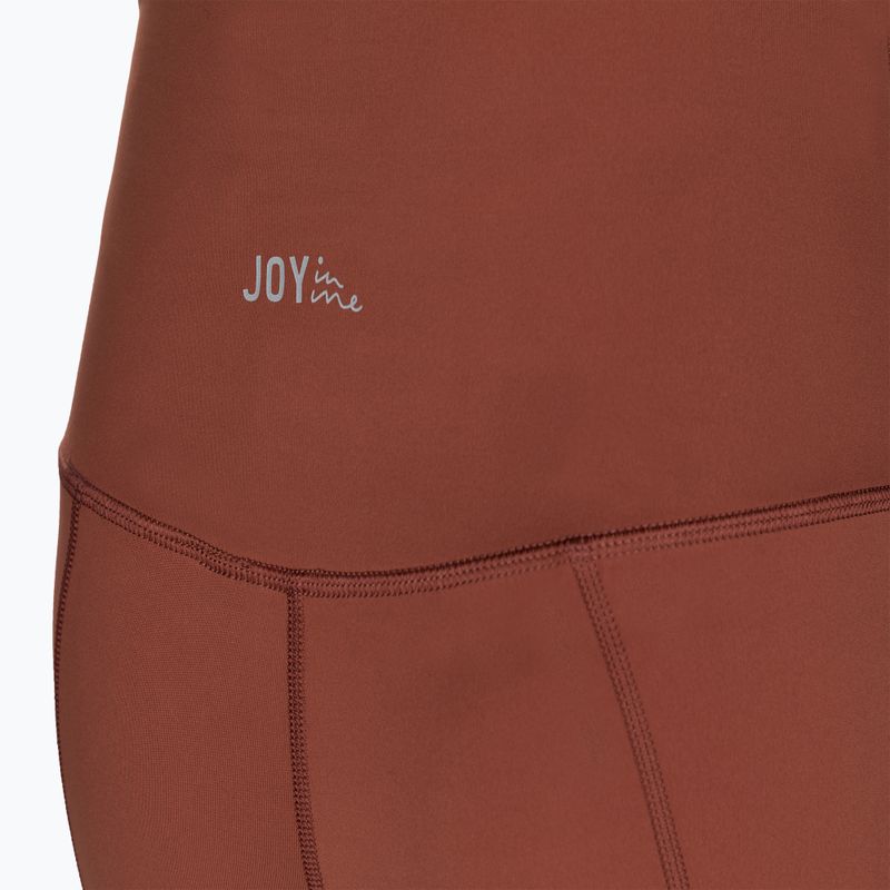 Шорти жіночі для йоги JOYINME Rise коричневі 801484 3
