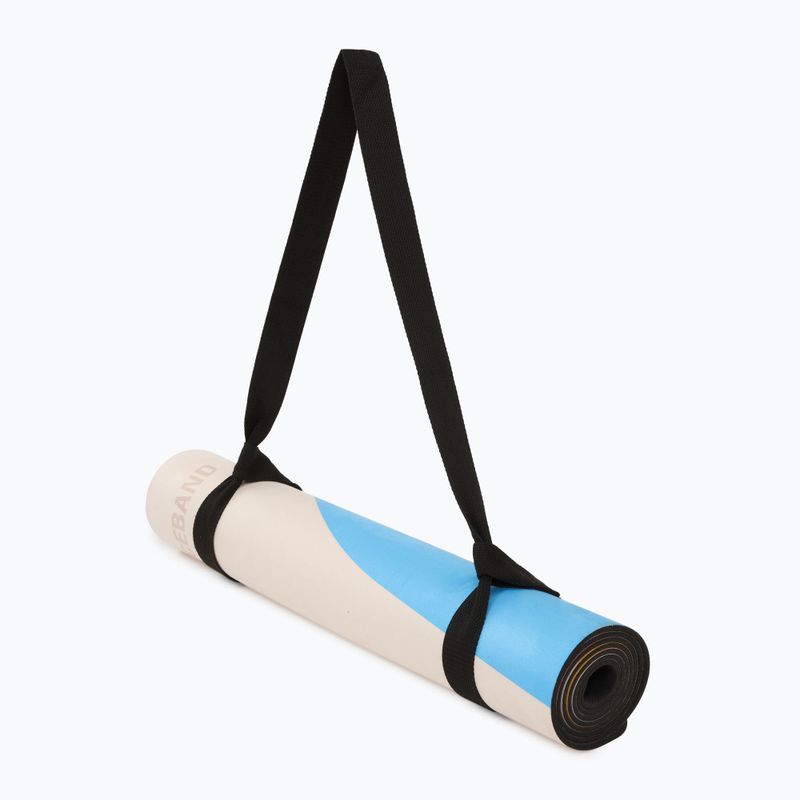 Килимок для йоги/фітнесу FORCEBAND Wave 4 мм multicolor 6