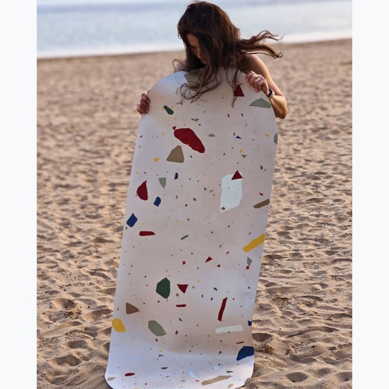 Килимок для йоги FORCEBAND Mineral мікрофібра + еко-гума 5 мм mineral 2