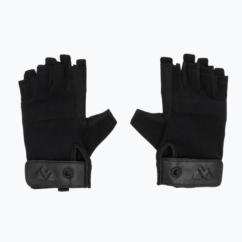 Рукавички для скелелазіння Volven Ferrata Half Finger black 2