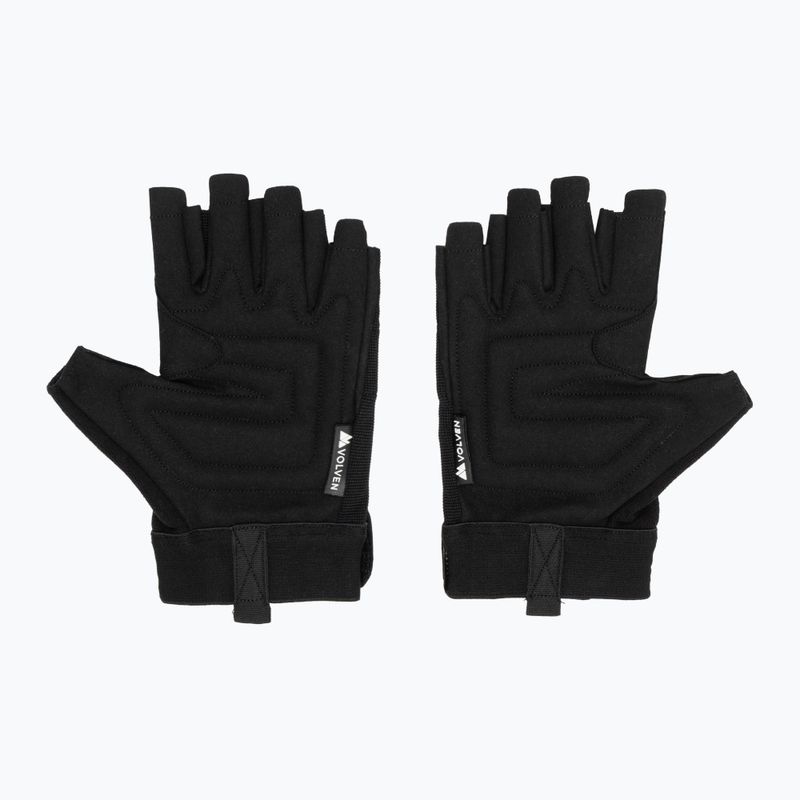 Рукавички для скелелазіння Volven Ferrata Half Finger black 3