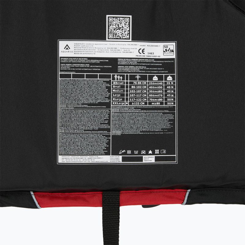 Рятувальний жилет Aquarius black/red 6