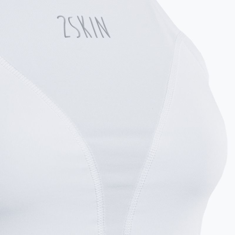 Топ тренувальний жіночий 2skin Crop Top White 3