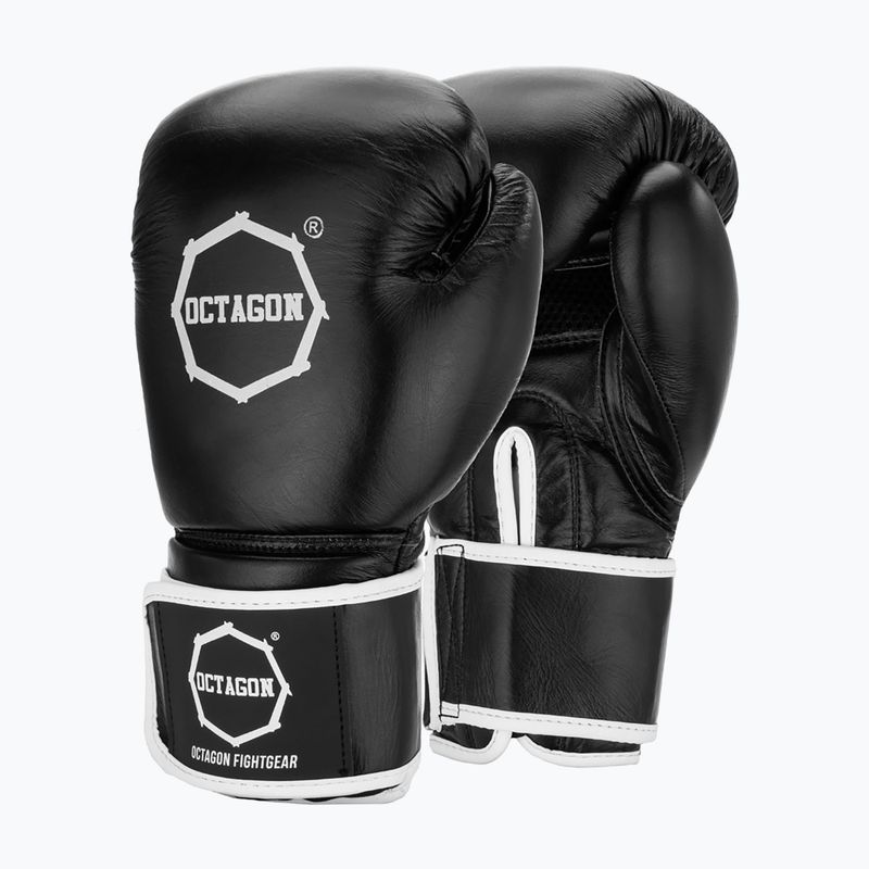 Рукавиці боксерські Octagon Agat black