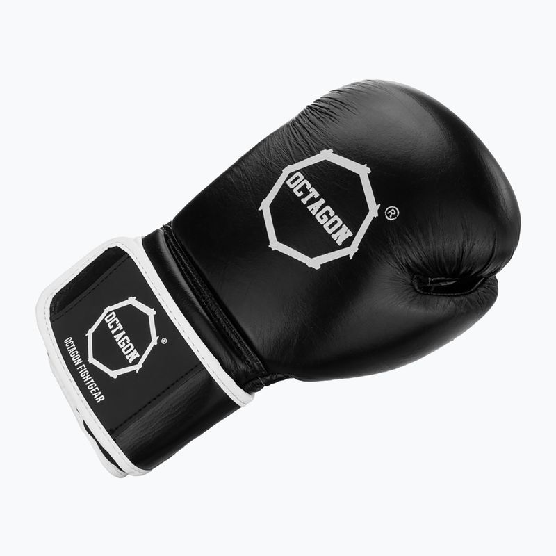 Рукавиці боксерські Octagon Agat black 2