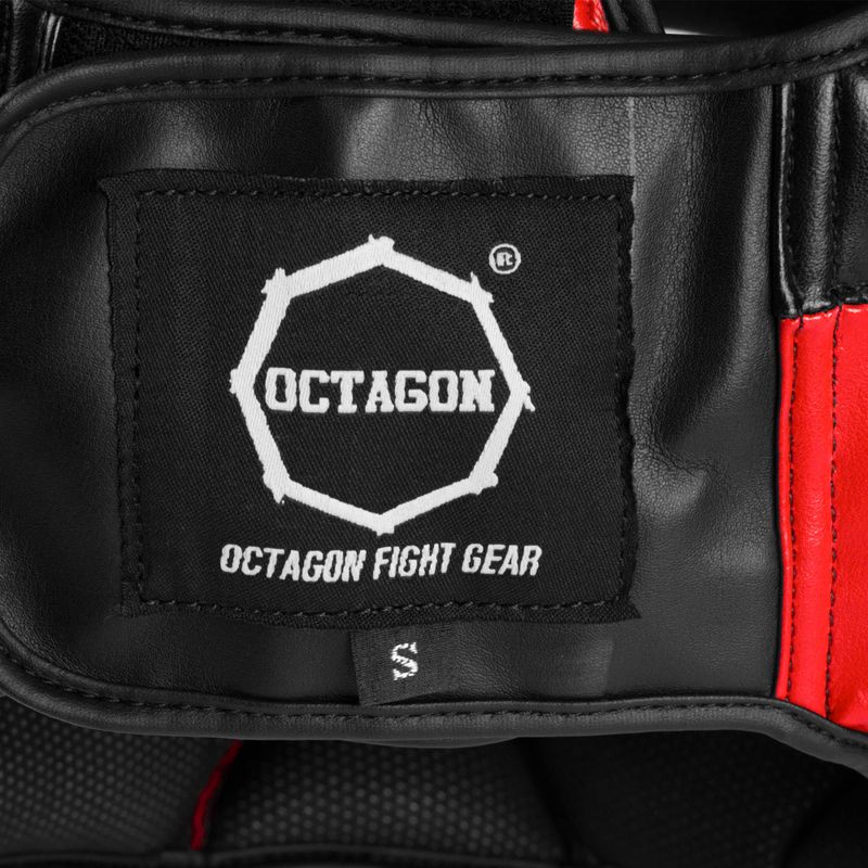 Шолом боксерський Octagon Plain червоний 4
