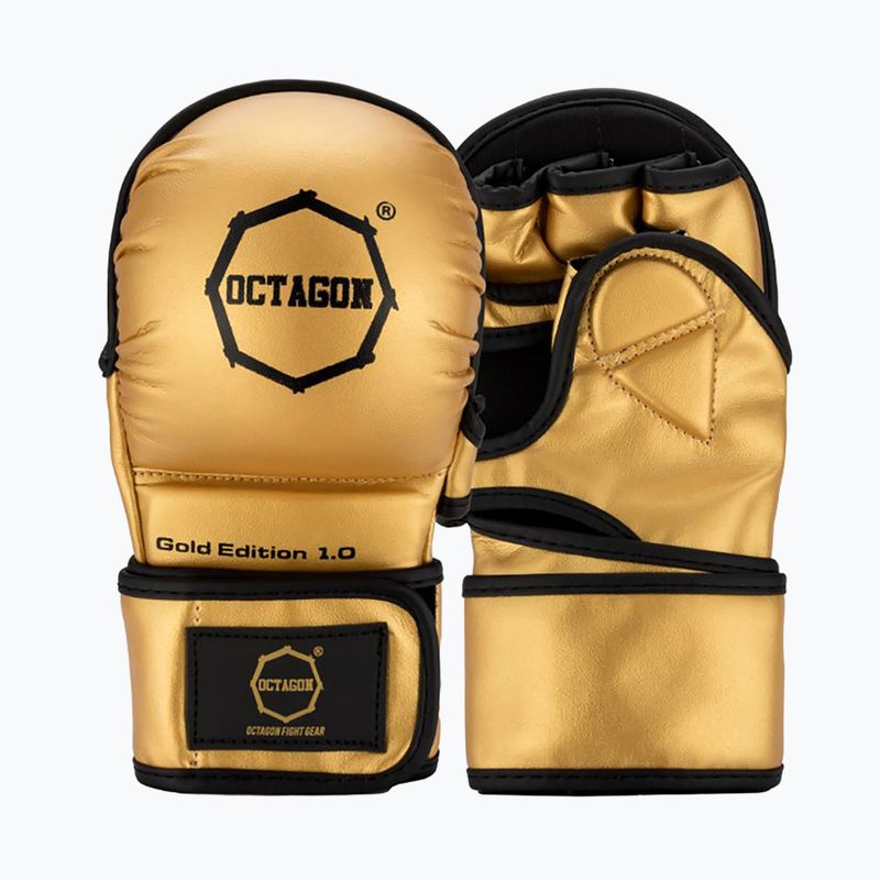 Рукавиці греплінгові Octagon Gold Edition 1.0 MMA gold