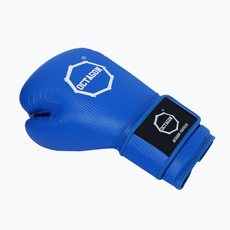 Рукавиці боксерські Octagon Kevlar blue 2