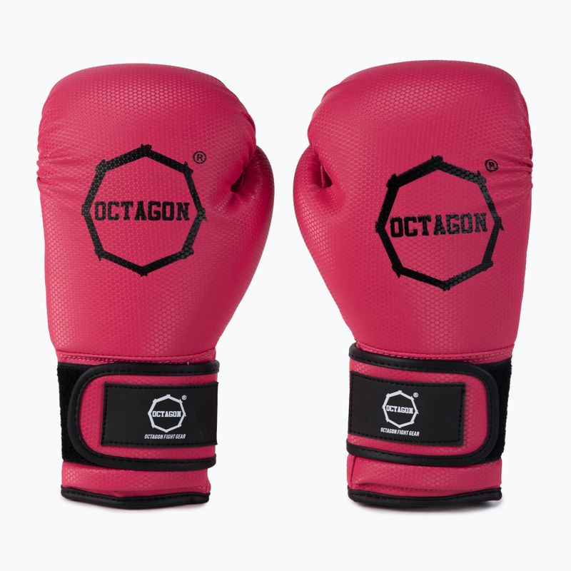 Рукавиці боксерські damskie Octagon Kevlar рожеві