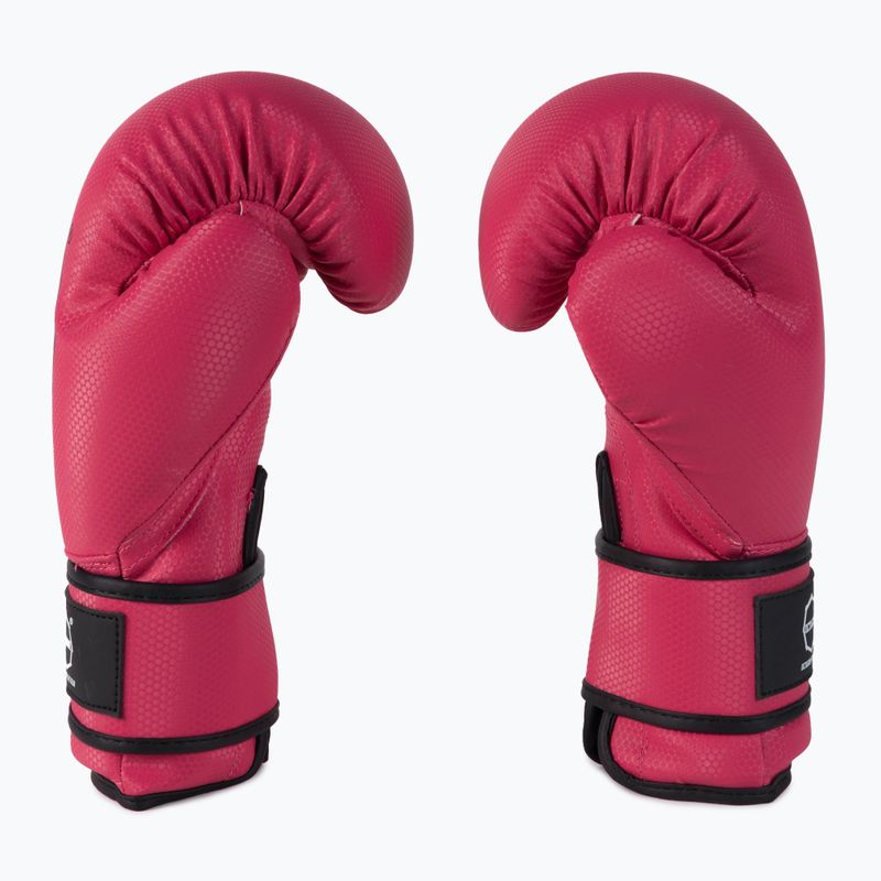 Рукавиці боксерські damskie Octagon Kevlar рожеві 4