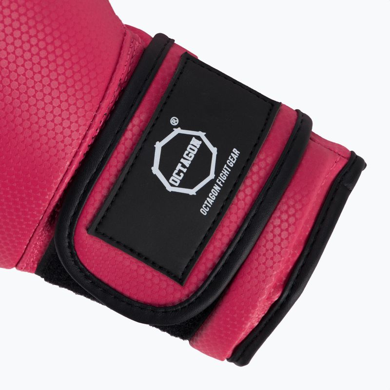 Рукавиці боксерські damskie Octagon Kevlar рожеві 5