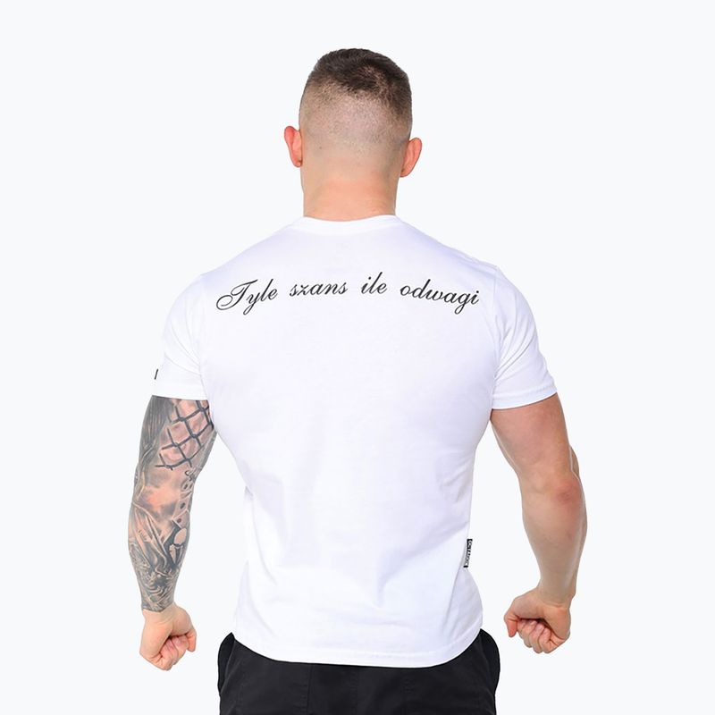 Футболка чоловіча Octagon Tyle Szans Ile Odwagi Logo white 2