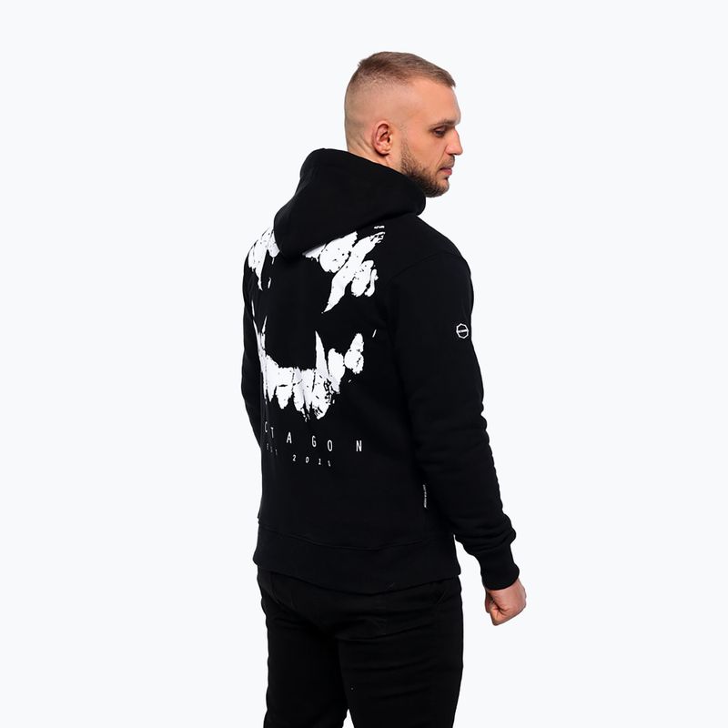 Кофта чоловіча з капюшоном Octagon Zęby black 3