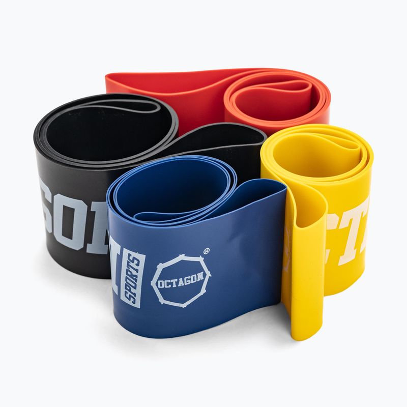 Набір стрічок для тренування Octagon Mini Band кольоровий 2