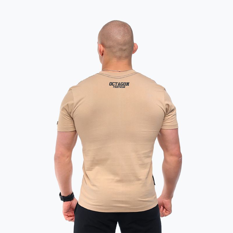 Футболка чоловіча Octagon FW Straight beige 2