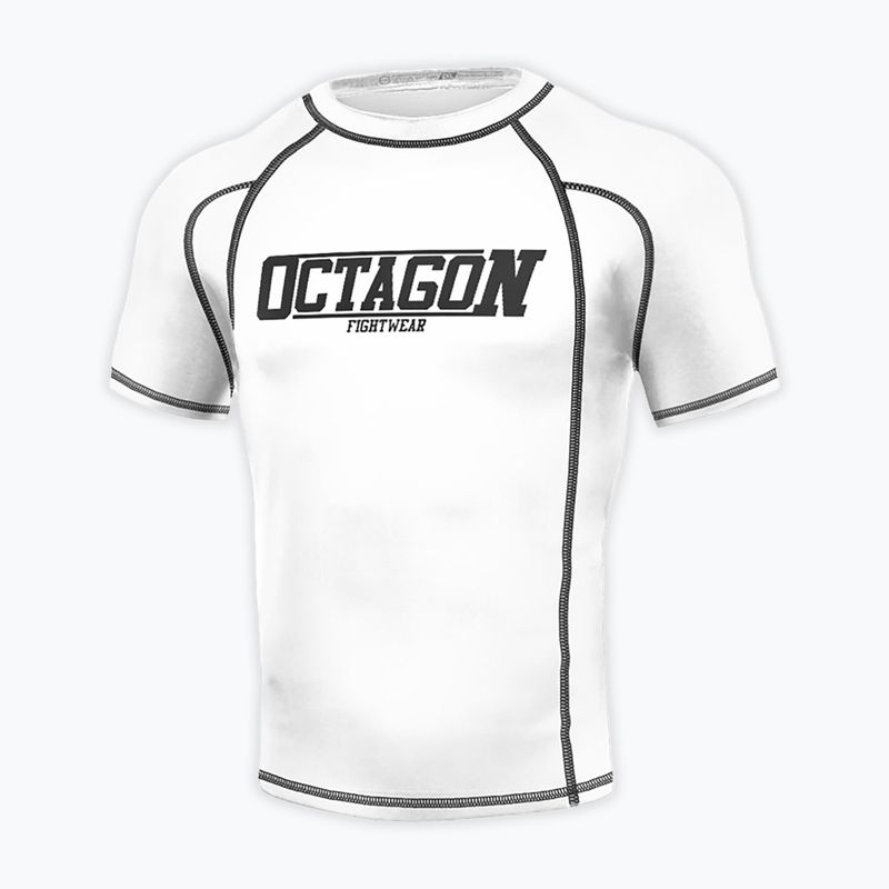 Чоловічий рашгард Octagon Premium Fight Wear білий