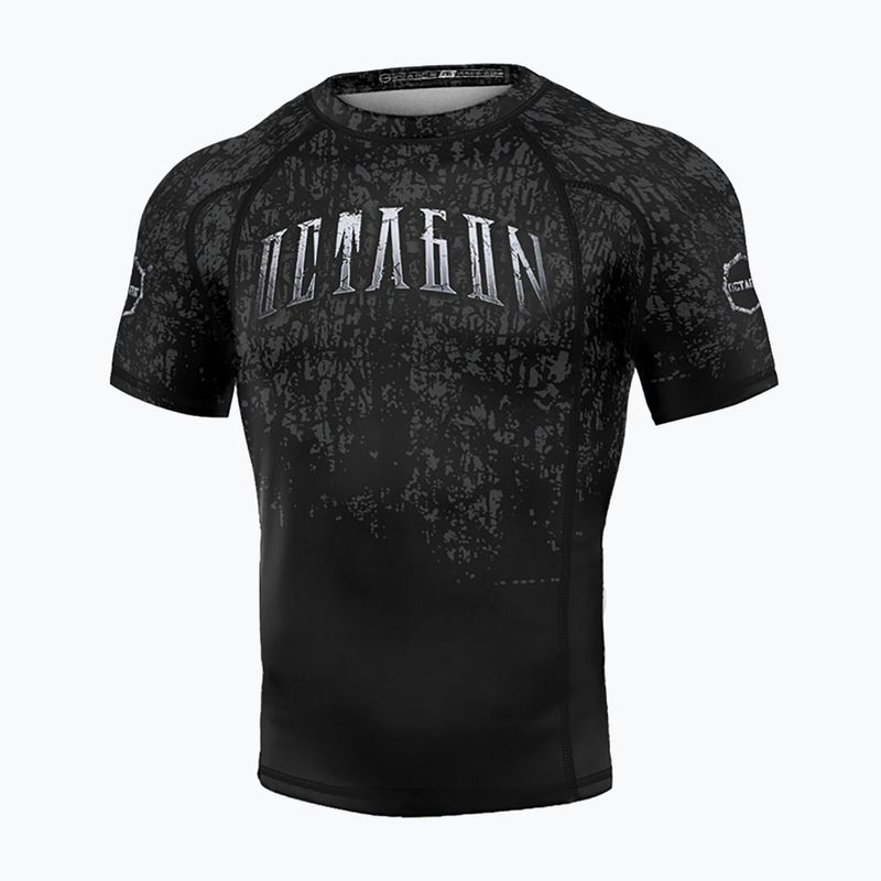 Чоловічі рашгарди Octagon Premium Gladiator чорні/різнокольорові