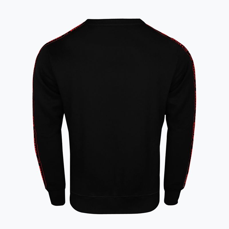 Кофта чоловіча Octagon Stripe black/red 2