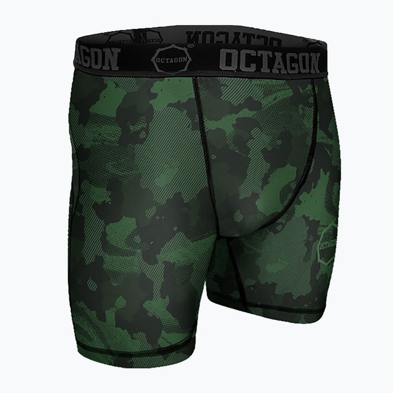 Шорти компресійні чоловічі Octagon Camo Forest khaki 3