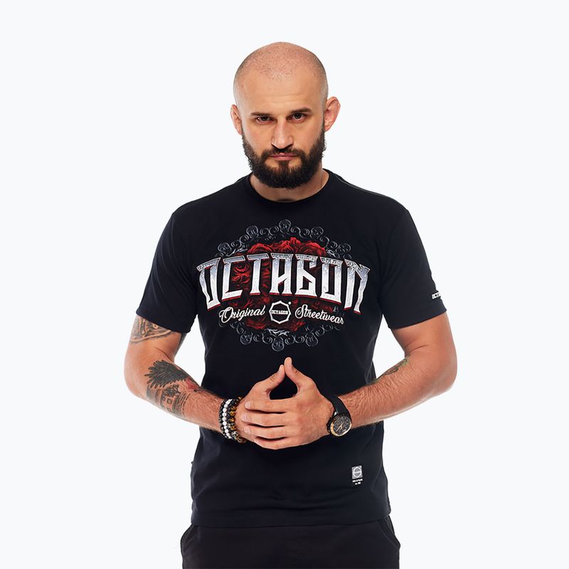 Футболка чоловіча Octagon Santa Muerte black/multicolor