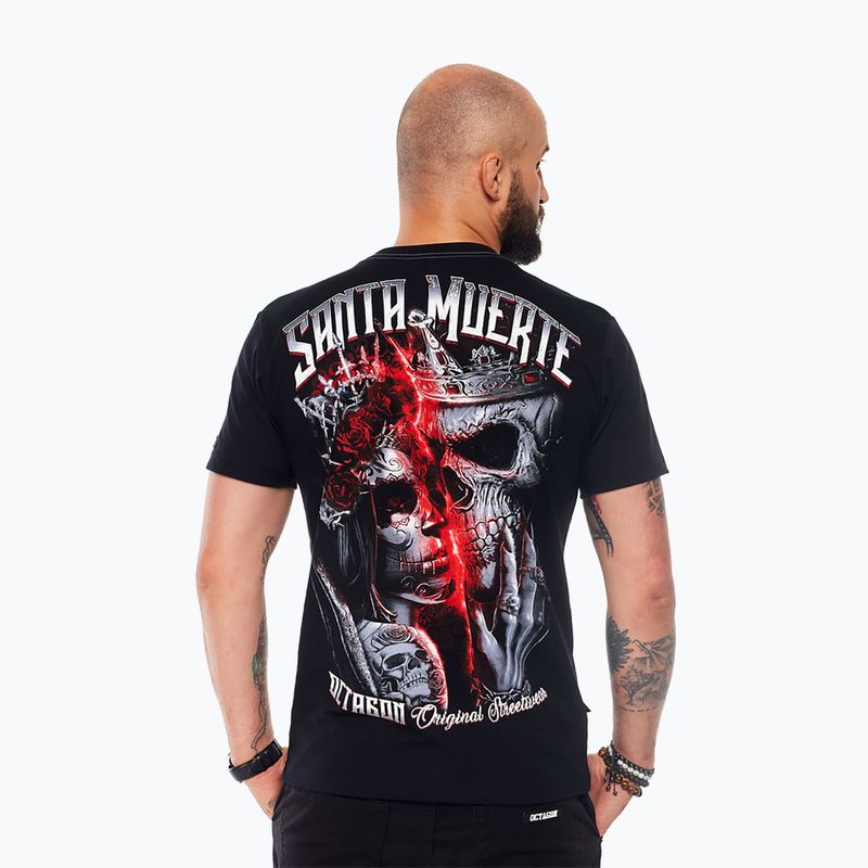 Футболка чоловіча Octagon Santa Muerte black/multicolor 2