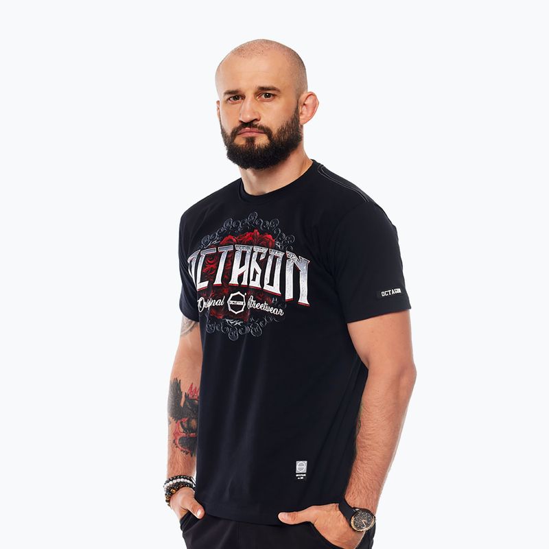 Футболка чоловіча Octagon Santa Muerte black/multicolor 3