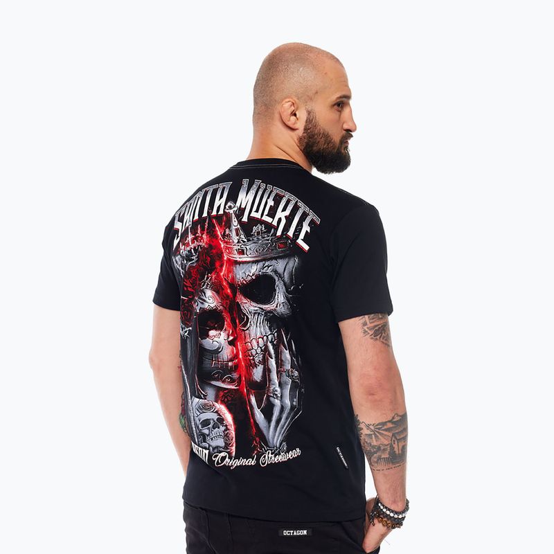 Футболка чоловіча Octagon Santa Muerte black/multicolor 4