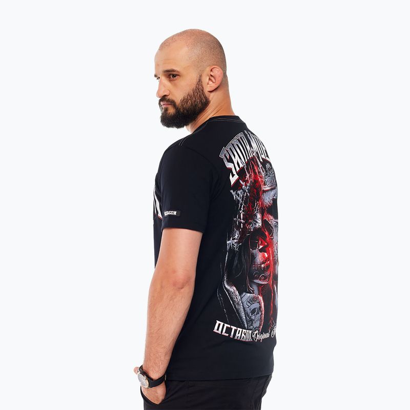 Футболка чоловіча Octagon Santa Muerte black/multicolor 6