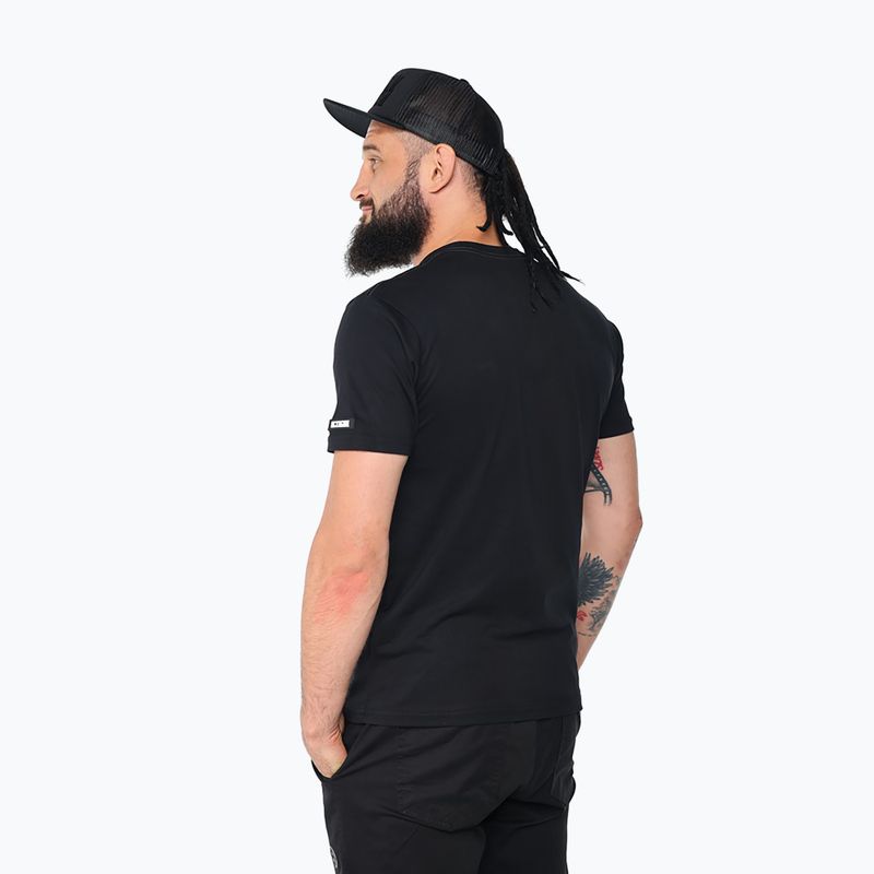 Футболка чоловіча Octagon Small Logo black/white 2