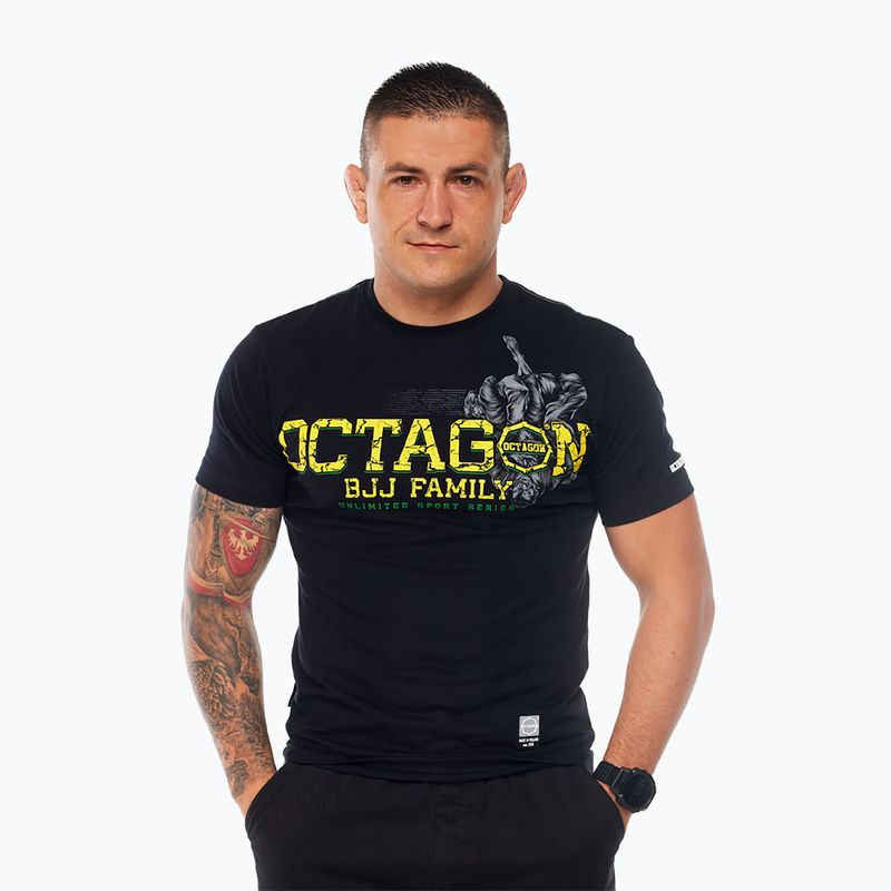 Футболка  чоловіча Octagon Jiu Jitsu Family black