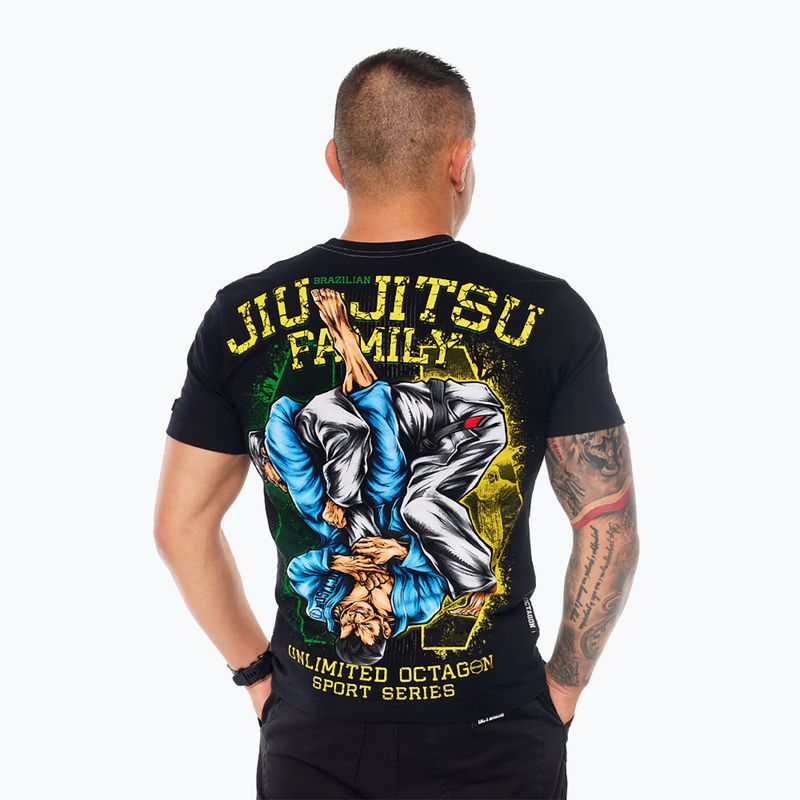 Футболка  чоловіча Octagon Jiu Jitsu Family black 2