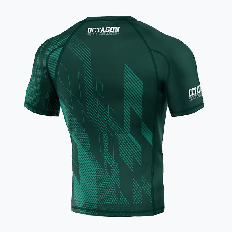 Рашгард чоловічий Octagon Diamond Premium dark green 2