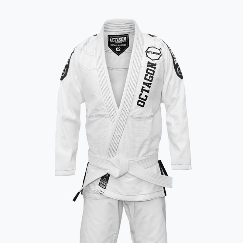 GI для бразильського джиу-джитсу чоловіче Octagon Caption white